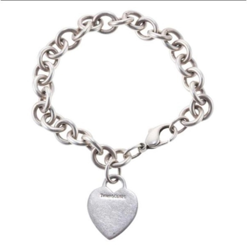 Vintage Tiffany & Co. Sterling Silver Heart Bracelet